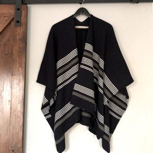 Loft Gray and Navy Shrug